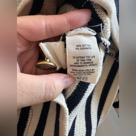 Alex Mill Paris Sweater Jacket in Stripe - Picture 7 of 12